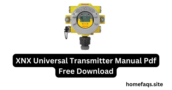 XNX Universal Transmitter Manual Pdf Free Download